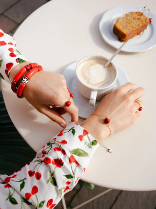 Heart Bracelet - Chérie Cherry - Iris & Stout