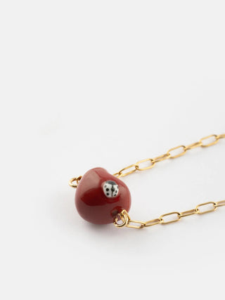 Heart Necklace - Cherie Cherry - Iris & Stout