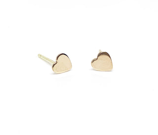 Heart Stud Earrings - Iris & Stout