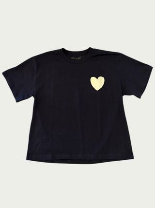 Heart Tee - Dark Navy - Iris & Stout
