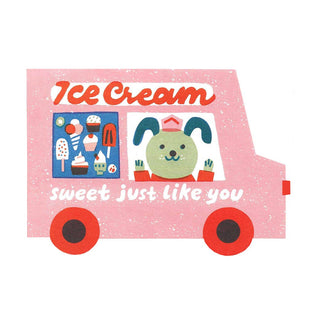 Ice Cream Van Die Cut Card - Iris & Stout