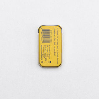 Infused Lemon Zest Sea Salt Slide Tin - Iris & Stout