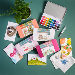 Italian Fields Watercolor Painting Kit - Iris & Stout