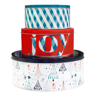 Joy Cookie Tins - Iris & Stout