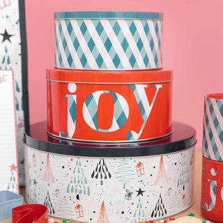 Joy Cookie Tins - Iris & Stout