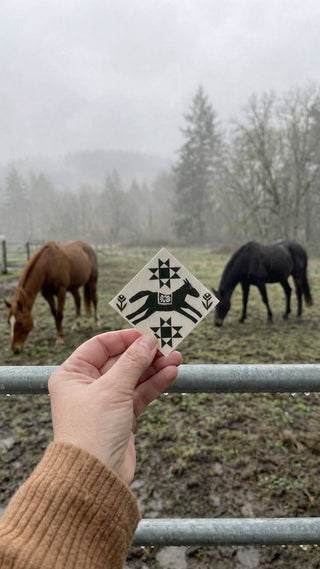 Jumpin' Horse Sticker - Iris & Stout