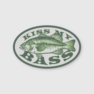 Kiss My Bass Sticker - Iris & Stout