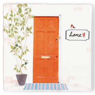 Knock knock who's there | StoryTiles art on tile - Iris & Stout
