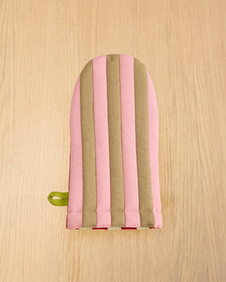 Ladybug Stripe Oven Mitt - Iris & Stout