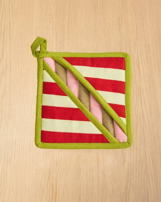 Ladybug Stripe Pot Holder - Iris & Stout