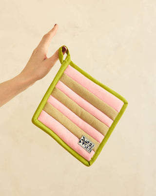 Ladybug Stripe Pot Holder - Iris & Stout