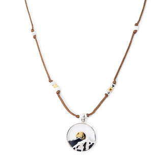 Landscape Necklace - Mountain - Iris & Stout