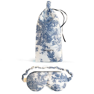 Lavender Eye Mask — Blue Toile de Jouy - Iris & Stout