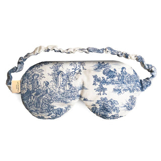 Lavender Eye Mask — Blue Toile de Jouy - Iris & Stout