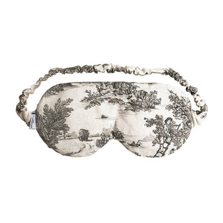 Lavender Eye Mask — Grey Toile de Jouy - Iris & Stout