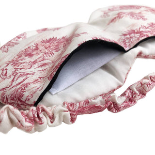 Lavender Eye Mask — Red Toile de Jouy - Iris & Stout