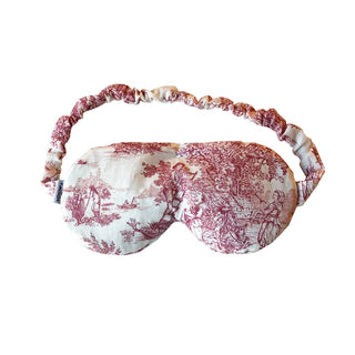 Lavender Eye Mask — Red Toile de Jouy - Iris & Stout
