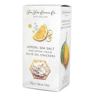 Lemon Sea Salt & EVOO Crackers for Cheese - Iris & Stout