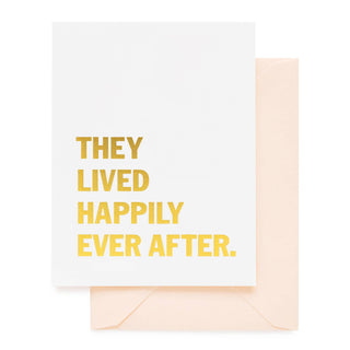 Lived Happily Card - Iris & Stout