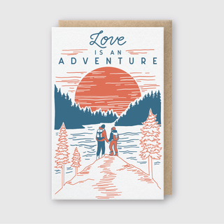 Love Is An Adventure Hikers - Iris & Stout