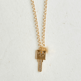 MAMA Compass Key Necklace - Iris & Stout