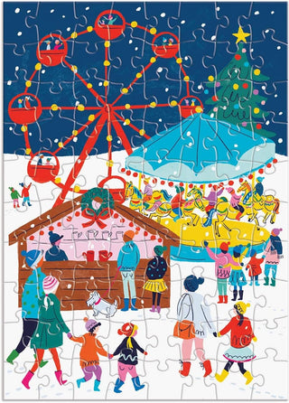 Merry and Bright 12 Days of Christmas Advent Puzzle Calendar - Iris & Stout