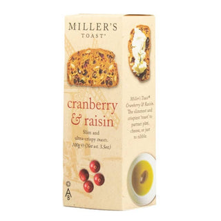 Miller's Toasts with Cranberry & Raisin - Iris & Stout