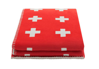 Mini Cross Blanket Red Orange - Iris & Stout