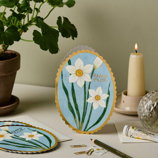 Narcissus 'Happy Easter' Card - Iris & Stout