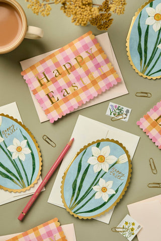 Narcissus 'Happy Easter' Card - Iris & Stout