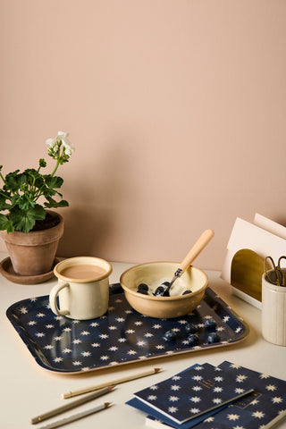 Navy Star Medium Tray - Iris & Stout