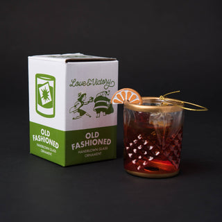 Old Fashioned Cocktail Holiday Ornament - Iris & Stout