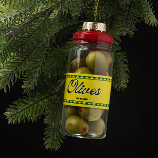 Olive Jar Cocktail Garnish Holiday Ornament - Iris & Stout