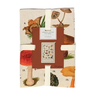 Organic Cotton Tea Towel - Fungi - Iris & Stout