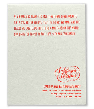 Our Love is a Powerwasher Card - Iris & Stout