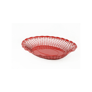 Oval Color Metal Food Basket, Large size - Iris & Stout
