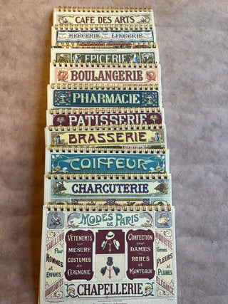 Parisian Shops Notebooks - Iris & Stout