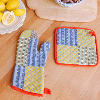 Patchwork Pot Holder - Iris & Stout