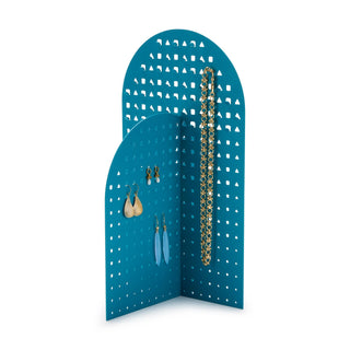 Perforated Jewelry Stand Teal - Iris & Stout