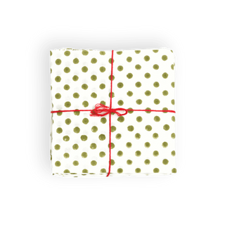 Polka Fennel Napkins - Iris & Stout