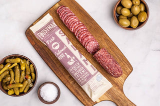 Pork Cabernet Wine All - Natural Uncured Salami - Iris & Stout