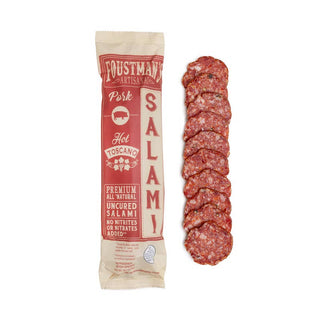 Pork Hot Toscano All - Natural Uncured Salami - Iris & Stout