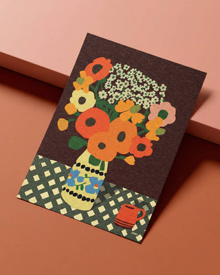 Postcard - Morning Blooms - Iris & Stout