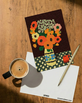 Postcard - Morning Blooms - Iris & Stout