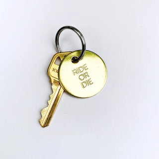 RIDE OR DIE Keychain - Iris & Stout