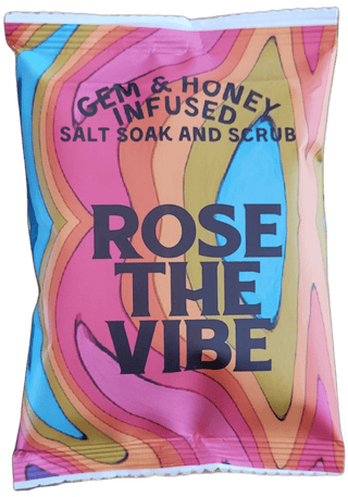 Rose the Vibe Bath Soak or Body Scrub - Iris & Stout