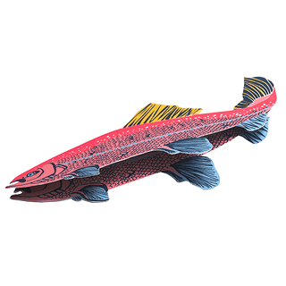 Salmon Greeting Card - Iris & Stout