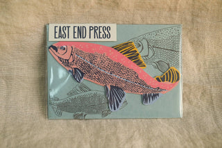 Salmon Greeting Card - Iris & Stout