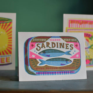 Sardines Card - Iris & Stout