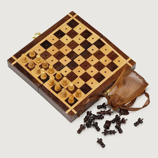 Shesham Travel Chess Set - Iris & Stout